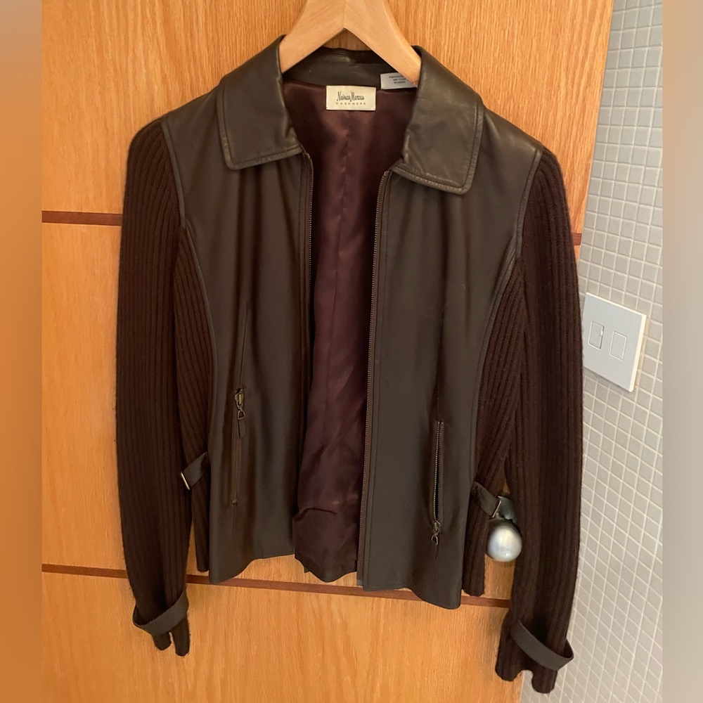 Cashmere & Leather Jacket